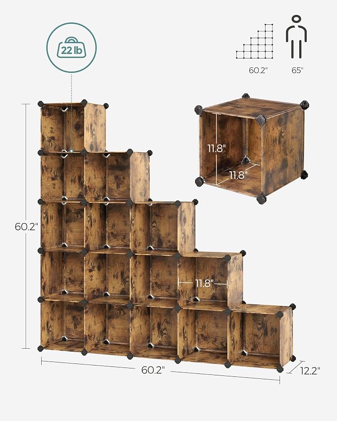 SONGMICS Cube Storage Organizer, Closet Organizers and Storage, Room - Image 3