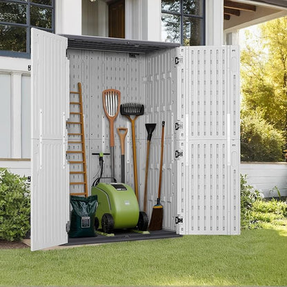 Macrout 50 Cu.Ft Plastic Outdoor Storage Cabinet - Image 2