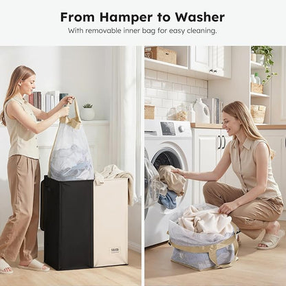 SOLEDI Large Double Laundry Hamper - Image 4