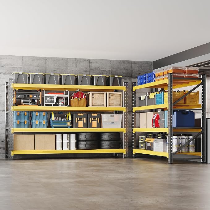 BYBYNSOE 48" W Storage Shelves 3000lbs Garage Metal Shelving Heavy Duty Garage - Image 6