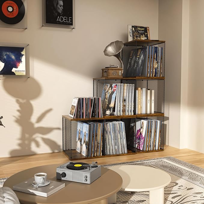 Honkazita 1 Cube Vinyl Record Storage Furniture - Image 5