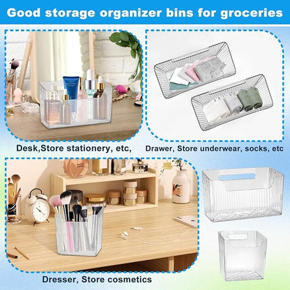 8 Pcs Storage Organizer Bins - Image 7