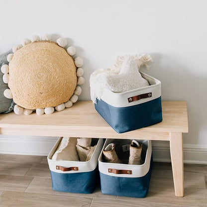 OrganiHaus Extra Large Fabric Storage Baskets - Image 7