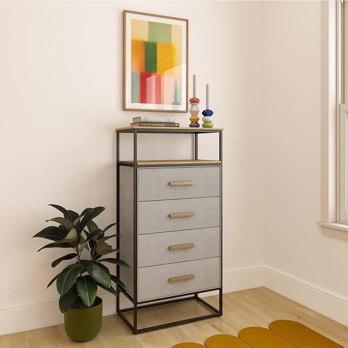 tinge Zana Premium Fabric Dresser - Image 2