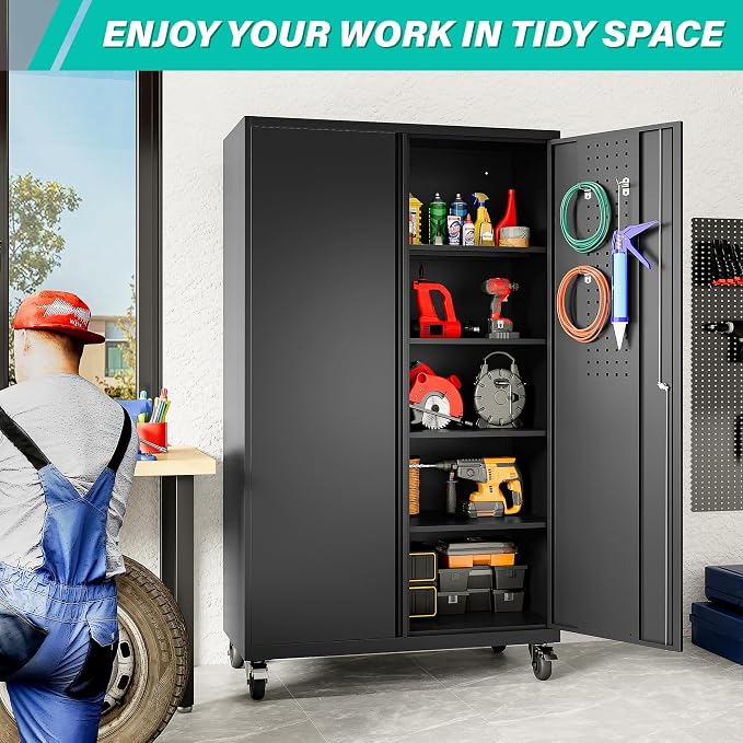 Wide & Deep Metal Storage Cabinet - Image 4