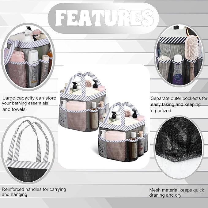 Mesh Shower Caddy Portable - Image 3
