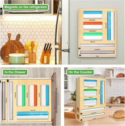 MSJGA Magnetic Food Bag Storage Organizer - Image 4