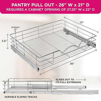 HOLDN’ STORAGE Heavy-Duty Premium Collection Pull Out Cabinet Organizer - Image 3