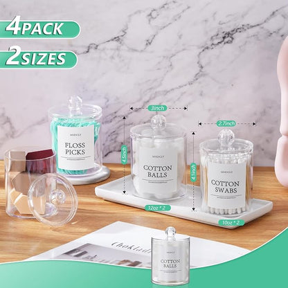 Bathroom Organizers and Storage, 4 Pack Bathroom Accessories, Bathroom Decor - Image 7