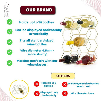 Gusto Nostro Countertop Wine Rack - Image 6