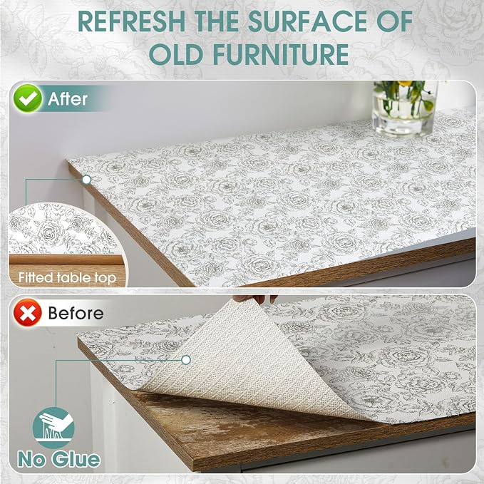 Drawer and Shelf Liner, Non-Slip Kitchen Cabinet Liners Non-Adhesive Thick - Image 8