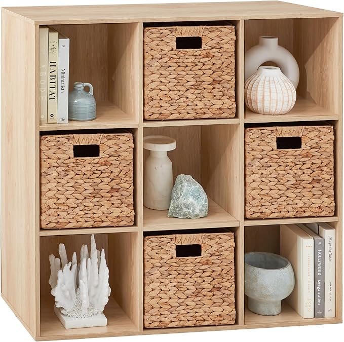 Best Choice Products 9-Cube Storage Organizer, 11in Shelf Opening, Display Shelf by Unknown