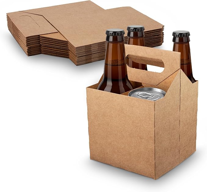 MT Products Brown 4 Bottle Holder 12 oz. each by MTProducts