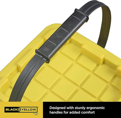 CX BLACK & YELLOW, 5-Gallon Heavy Duty Bucket Tough Storage Container & - Image 5