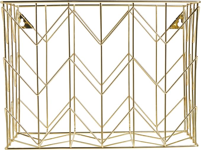 U Brands Hanging File Desk Organizer, Wire Metal, 8.5" x 11' - Image 2