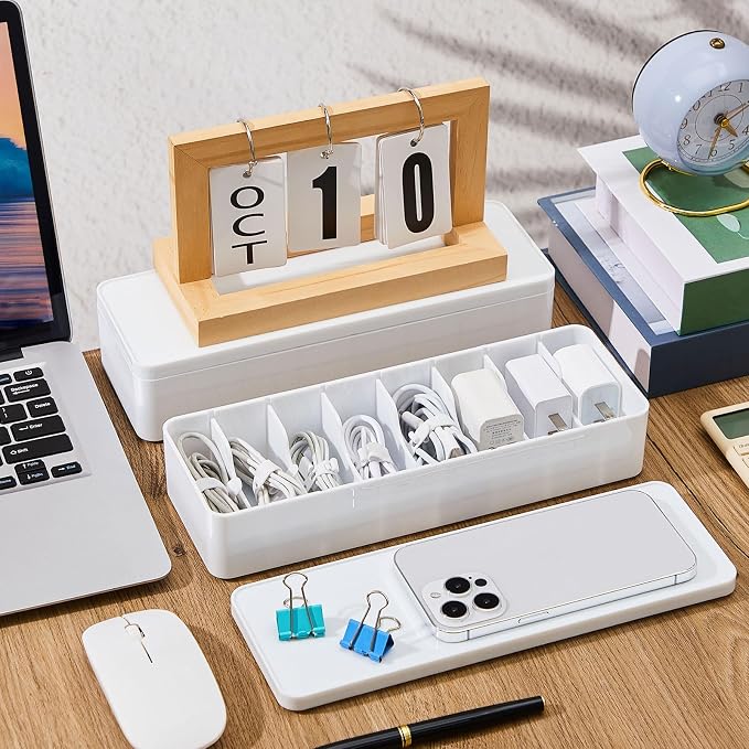 Tatuo 4 Pcs Cable Organizer Box - Image 6