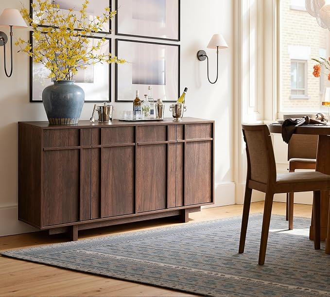 63" Sideboard Buffet Cabinet - Image 7