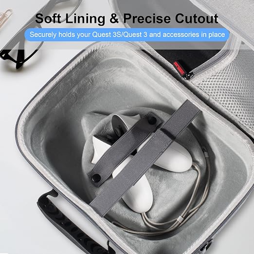 Large Carrying Case for Meta Quest 3/Quest 3S, Compatible - Image 5