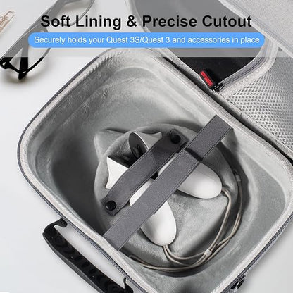 Large Carrying Case for Meta Quest 3/Quest 3S, Compatible - Image 5