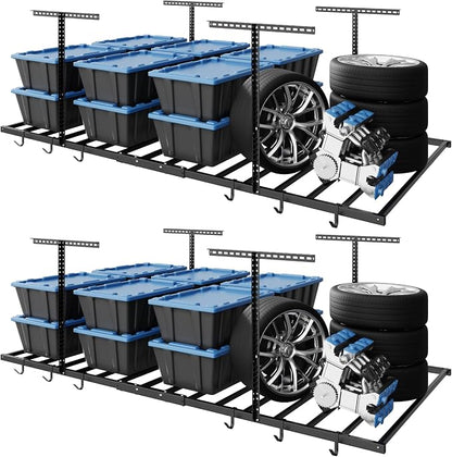 FLEXIMOUNTS 4x8 Overhead Garage Storage Rack by FLEXIMOUNTS