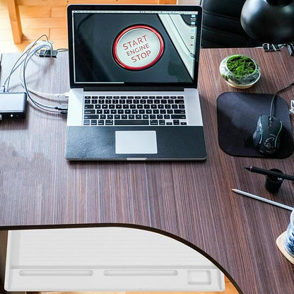 jojofuny 1 Set of Keyboard Tray Under Desk, Keyboard Sliding Tray Under Desk - Image 8