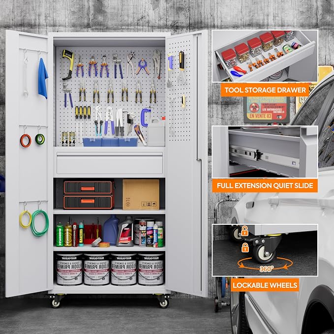 Aobabo Metal Storage Cabinet - Image 4