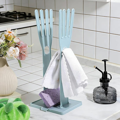 Kitchen Gloves Holder Mitten Dryer Reusable Rubber Glove Clothes Drying Rack - Image 5