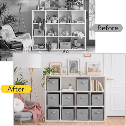 Cupic Cupid 11x11 Storage Cubes, 10 Pack Open Storage Bins - Image 5