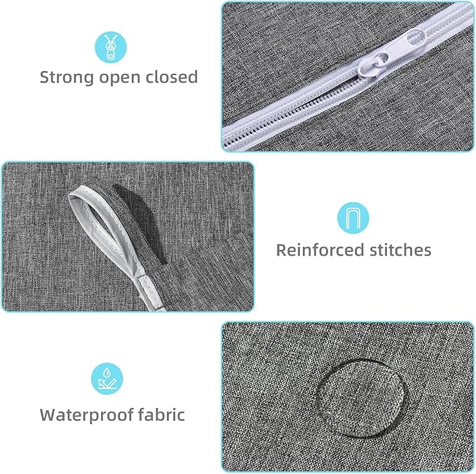 KEEPJOY 2Pack Space-Saving Hanging Laundry Bag, Door Laundry Hamper - Image 2