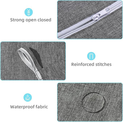 KEEPJOY 2Pack Space-Saving Hanging Laundry Bag, Door Laundry Hamper - Image 2