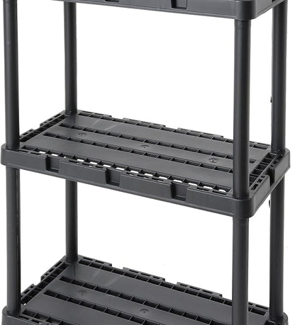 Gracious Living 2 Pack Light Duty Storage Shelves, Knect-A-Shelf 3-Shelf - Image 9