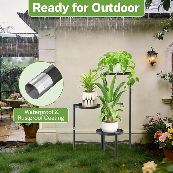 iDavosic.ly 3 Tier Large Plant Stand Indoor - Image 5