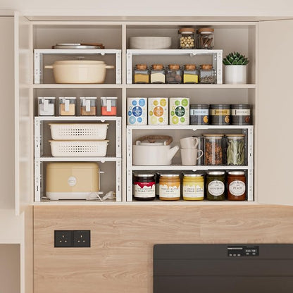 Heavy-Duty Adjustable Metal Shelf Organizer - Image 3