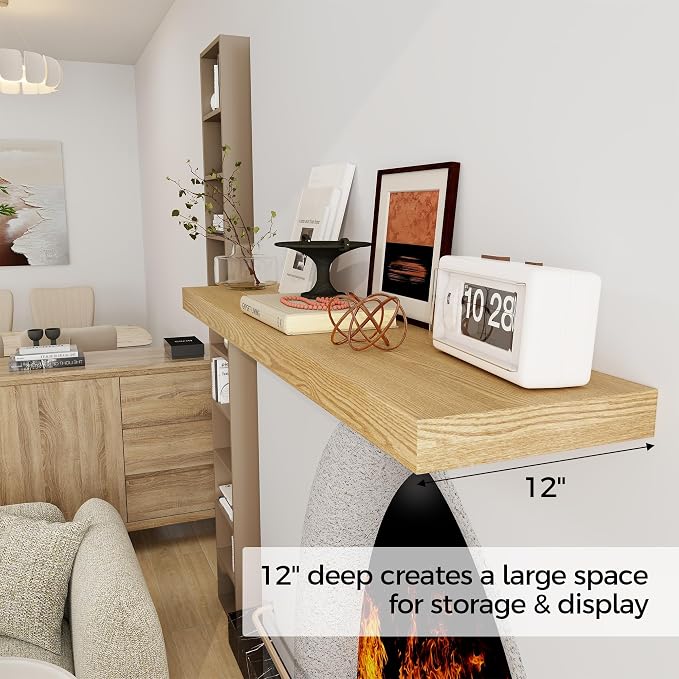 Floating Shelves 48 Inch Long, 12 Inch Deep Floating Shelves - Image 3
