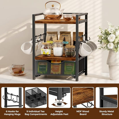 Plaviya 3-Tier Tea Bag Organizer - Image 5