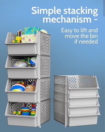 TidyFriend Stackable Storage Bins - Image 8