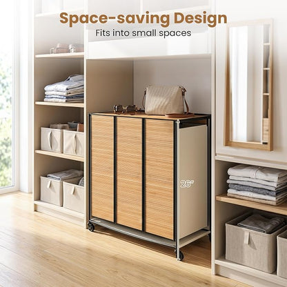 Giantex Laundry Hamper Sorter 3 Section - Image 5