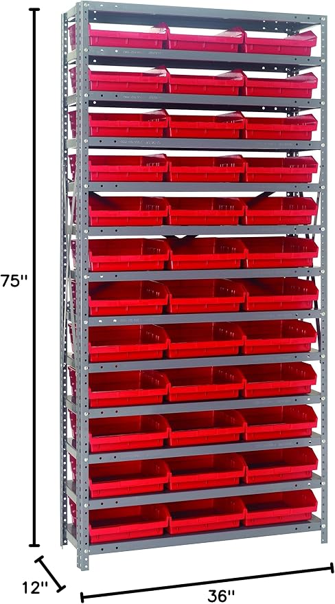 Quantum Storage Systems 1275-109RD Steel Shelving Unit - Image 2