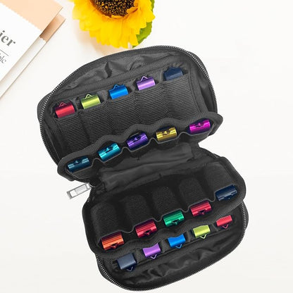 USB Flash Drive Storage Case, 20 Slots Electronic Organizer, 7.1 x 3.6 inches - Image 5