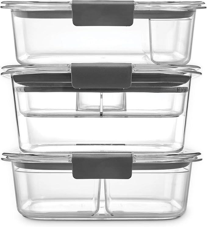Rubbermaid Brilliance BPA-Free 3 Set Food Storage Containers - Image 2