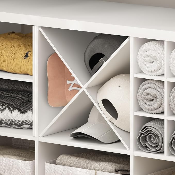 Furinno Cubicle Cube Insert, X-Shelf Cube Organizer, Fits into Furinno Extra - Image 5