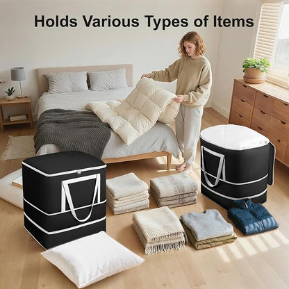 Comforter Storage Bag - 120L Bedding Storage Bags - Image 5