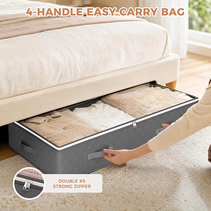 Budding Joy Under Bed Storage Containers, Storage Bins - Image 5