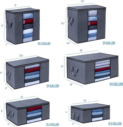 VENO 3 Pack Medium Clothes Storage Bag Organizer - Image 5
