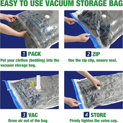 Travel Vacuum Bags with Electric Pump, Vacuum Travel Bags - Image 3