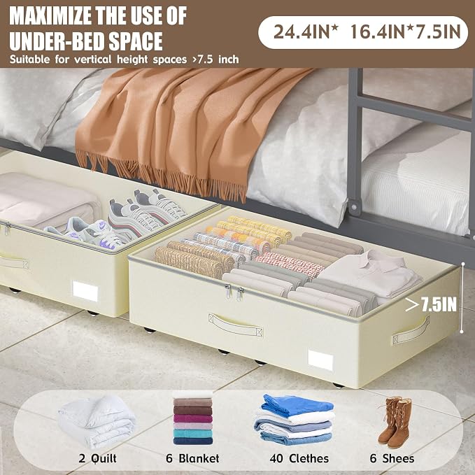 EE-RoomWorld Under Bed Storage - Image 3