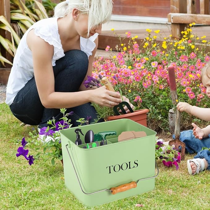 Garden Tool Organizer, Metal Tool Caddy - Image 3