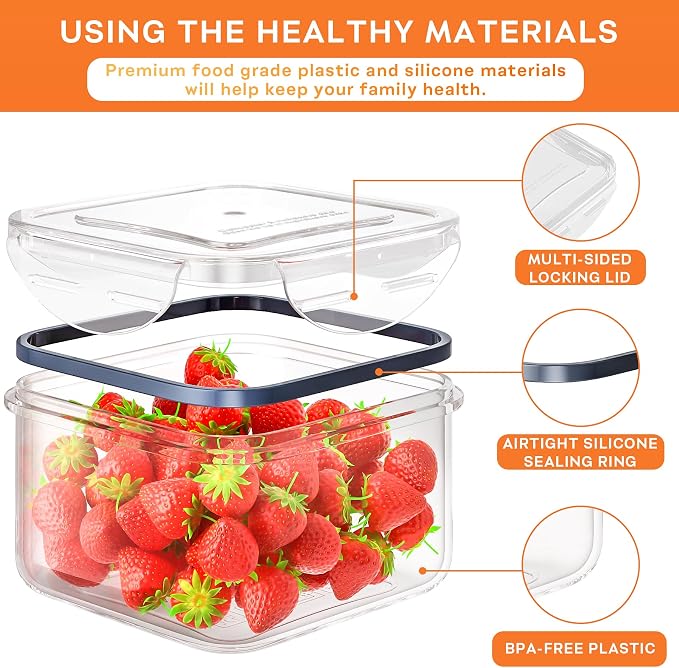 40 PCS Food Storage Containers - Image 2