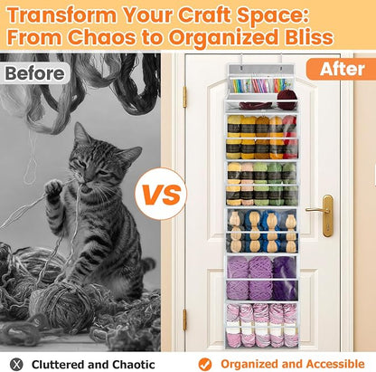 Yarn Storage Organizer, Large Capacity Sewing Organizer Gifts - Image 4