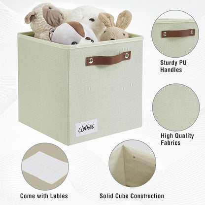 Collapsible Fabric Storage Cube Bins - Image 3